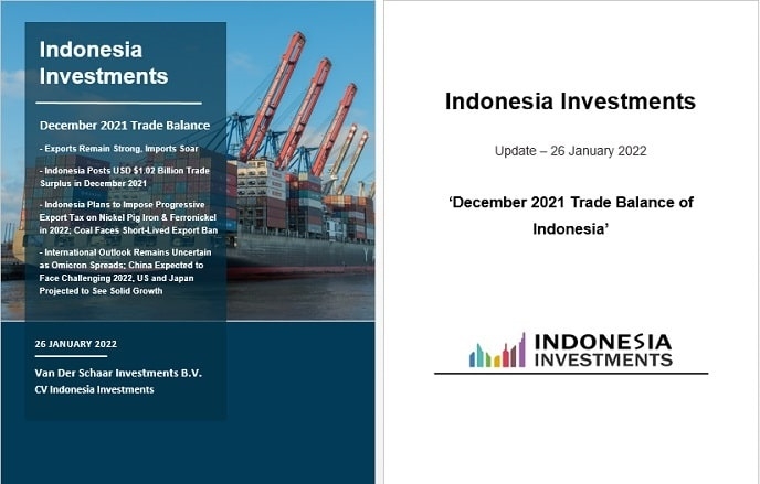 Neraca Perdagangan Indonesia: Ekspor Tetap Tinggi, Impor Melonjak Lebih Jauh pada Desember 2021